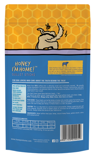 Honey I'm Home! Gullet Sticks Dog Treats