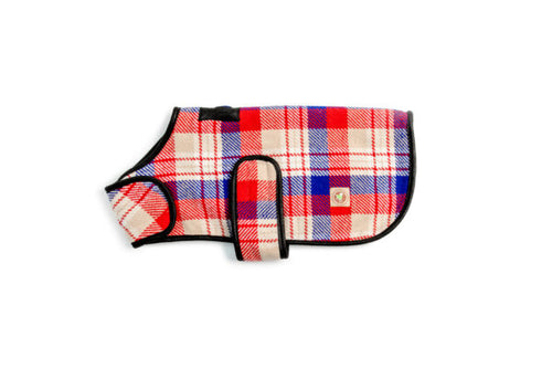 Chilly Dog Red Field Dog Blanket Coat