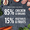 Instinct Raw Meals Freeze-Dried Chicken Dog Food