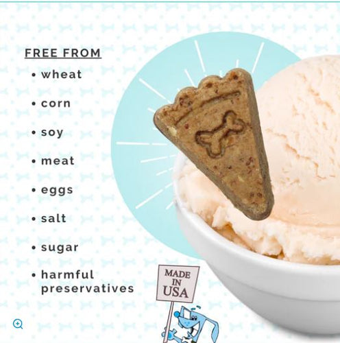 The Lazy Dog Banana Nut Slice Swirled w/Honey Bacon Scoop Dog Treats