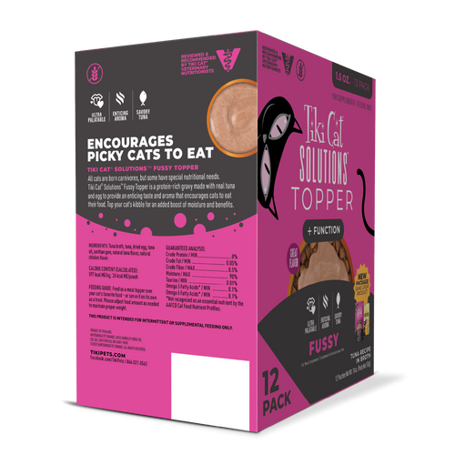 Tiki Cat® Solutions™ Fussy Topper Tuna Recipe in Broth Cat Food