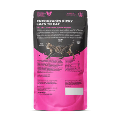 Tiki Cat® Solutions™ Fussy Mousse With Duck Liver & Egg Recipe in Broth Wet cat Food