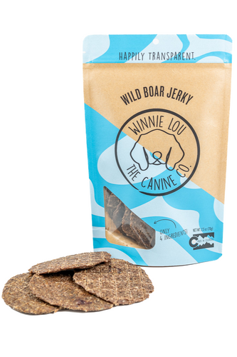 Winnie Lou Wild Boar Jerky Dog Treats