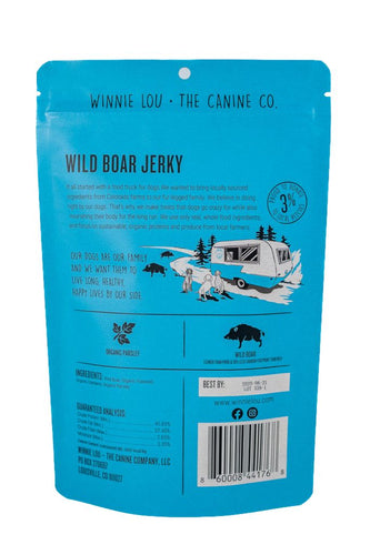 Winnie Lou Wild Boar Jerky Dog Treats