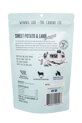 Winnie Lou Sweet Potato & Lamb Crisps Dog Treats