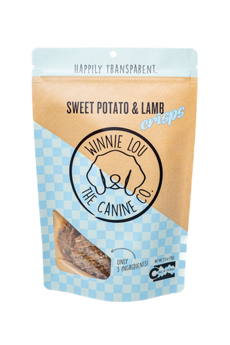 Winnie Lou Sweet Potato & Lamb Crisps Dog Treats