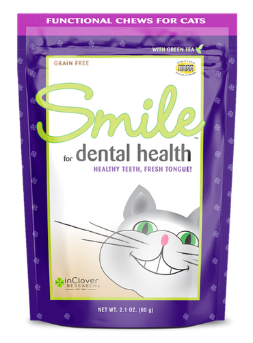 InClover Smile Dental Support Supplement Soft Chew for Cats
