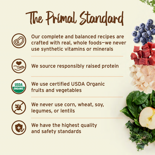 Primal Frozen Raw Scoopable Pronto Dog Food Puppy Recipe