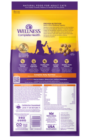 Wellness Complete Health Grained Deboned Chicken Recipe Dry Cat Food