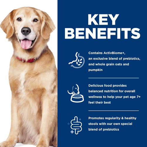 Hill's Science Diet Adult 7+ Perfect Digestion Chicken & Brown Rice Recipe Dog Food