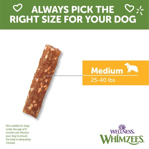Whimzees Veggie Strip Dental Chew Dog Treats