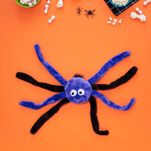 ZippyPaws Halloween Spiderz – Small Purple Dog Toy