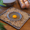 Messy Mutts Framed Spill Resistant Silicone Dog Lick Bowl Mat, Enrichment Dog Feeder