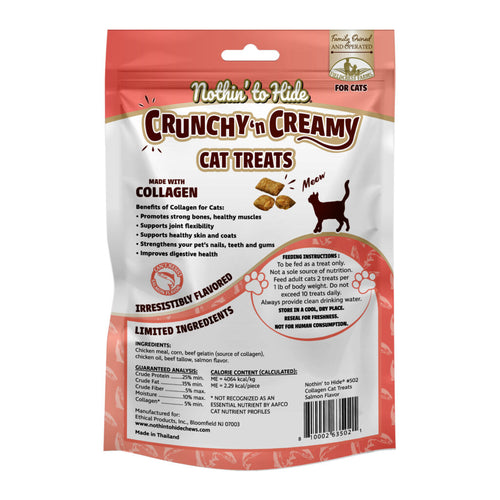 Ethical Pet Nothin To Hide Collagen Cat Salmon 3oz Bag