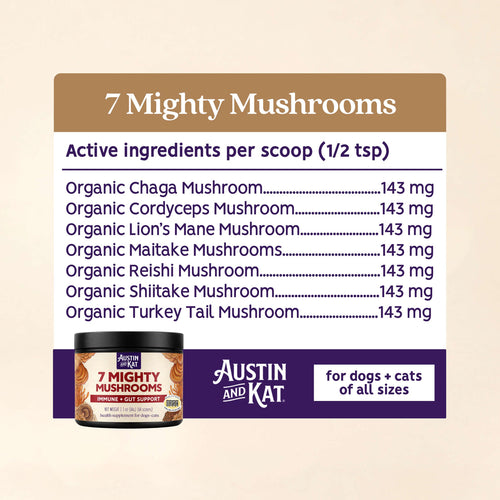 Austin and Kat 7 Mighty Mushrooms
