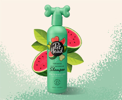 Pet Head Furtastic Knot Detangler Shampoo for Dogs Watermelon with Shea Butter