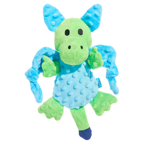 BARK Humbert the Dragon Plush Tug Dog Toy
