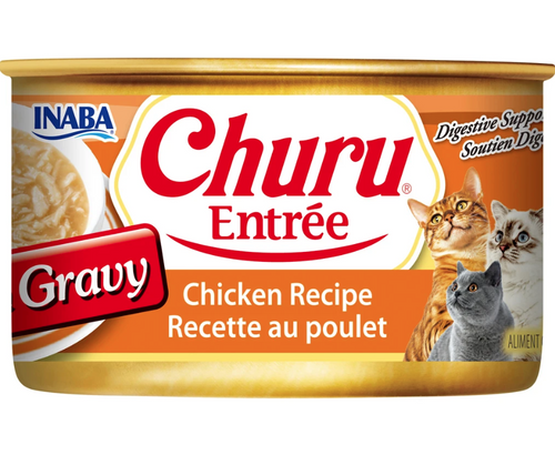 Inaba Churu Chicken Recipe in Gravy Can Wet Cat Food