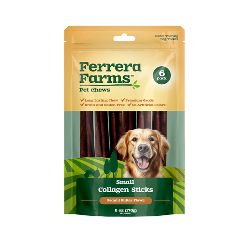 Ferrera Farms Collagen Sticks Small 6 pk Dog Treats