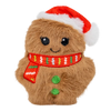 KONG Holiday Snuzzles Mini Santa Gingerbread Plush Dog Toy