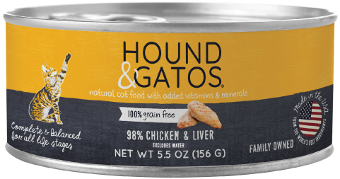 Hound & Gatos Chicken & Liver Recipe Wet Cat Food