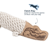 Tall Tails Natural Leather Crunch Crocodile Rope Dog Toy