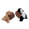 Territory Skunk in Log Moving Plush Dog Toy