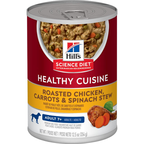 Hill's® Science Diet® Adult 7+ Healthy Cuisine Roasted Chicken, Carrots & Spinach Stew dog food