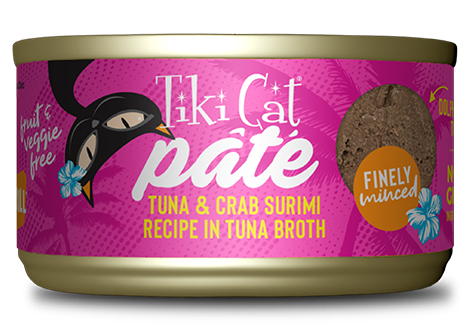 Tiki Cat® Grill™ Tuna & Crab Surimi Pate Cat Food (2.8 oz)