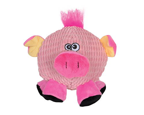 Smart Pet Love Tender-Tuffs Round Pink Pig Dog Toy