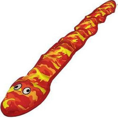 PETLOU LANDWARRIORS SNAKE (35 IN, RED/YELLOW)