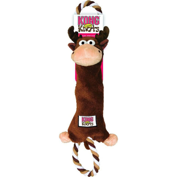 KONG TUGGER KNOTS MOOSE (MD, BROWN)