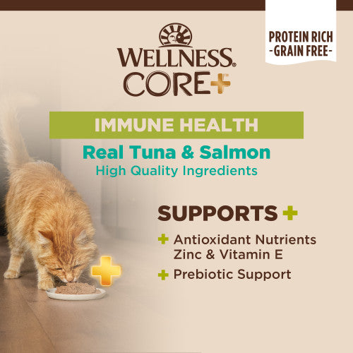 Wellness CORE+ Immune Health Tuna & Salmon Cat Food (2.8 oz)