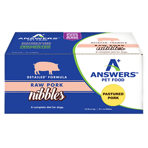 Answers Pet Food Detailed Pork Formula for Dogs - Nibbles
