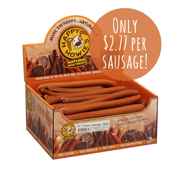 Happy Howie's Turkey Sausage for Dogs