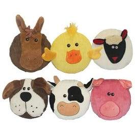 Dog Toy, Sub Woofer, Assorted, 7-In.