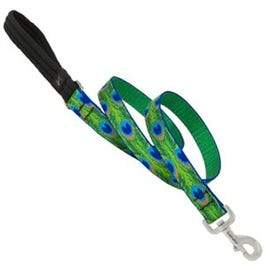 Dog Leash, Tail Feather Pattern, 1-In. x 6-Ft.