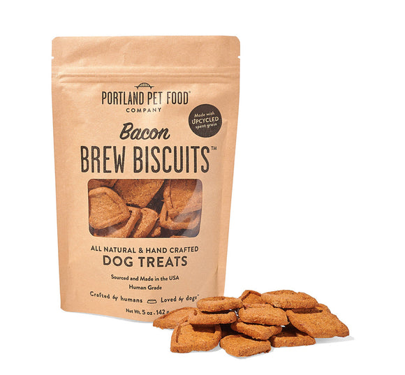Portland Pet Food Company Brew Biscuits with Bacon Dog Treats (5 oz)