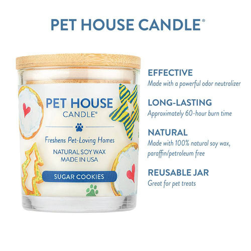 Pet House Sugar Cookies Candle