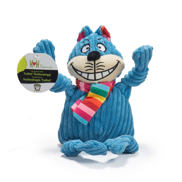HuggleHounds Rainbow Cheshire Cat Knottie™ Dog Toy