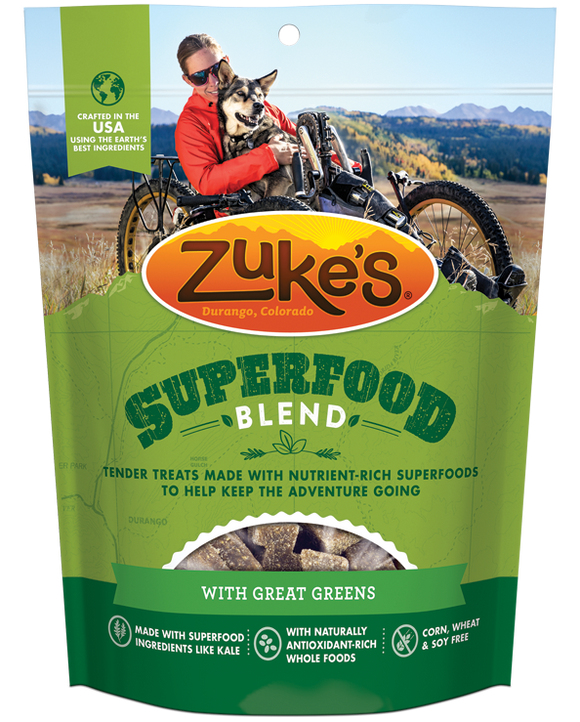 Zukes SuperFood Blend with Great Greens Dog Treats