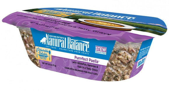 Natural Balance Delectable Delights Grain Free Purrrfect Paella Flavor Wet Cat Food