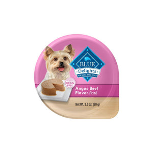 Blue Buffalo Blue Delights Small Breed Angus Beef Pate Dog Food Cup