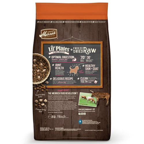 Merrick Lil' Plates Grain Free Beef and Sweet Potato Recipe with Raw Bites Dry Dog Food