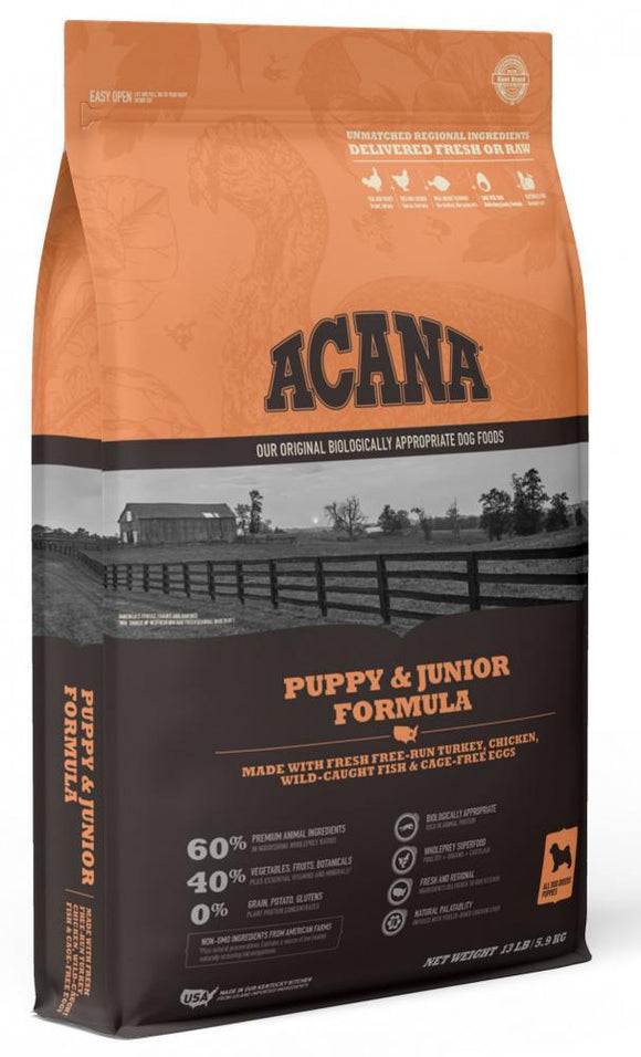 ACANA Puppy & Junior Formula Grain Free Dry Dog Food
