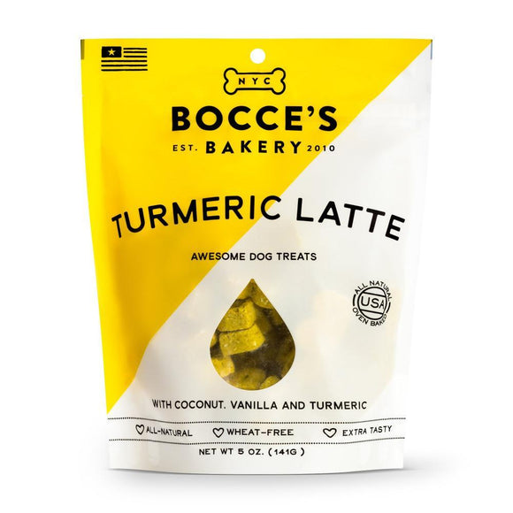 Bocce's Bakery Turmeric Latte Recipe Biscuit Dog Treats