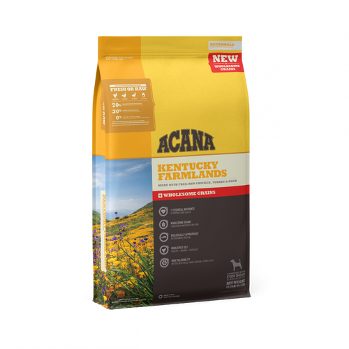 ACANA + Wholesome Grains Kentucky Farmlands Recipe with Chicken, Turkey & Duck Dry Dog Food