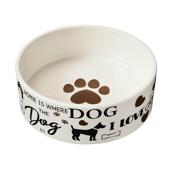 Ethical Pet Spot I Love Dogs Dog Dish Bowl (7 Inch)