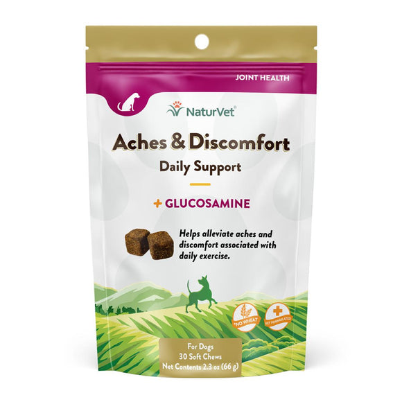 NaturVet Aches & Discomfort Soft Chews for Dogs