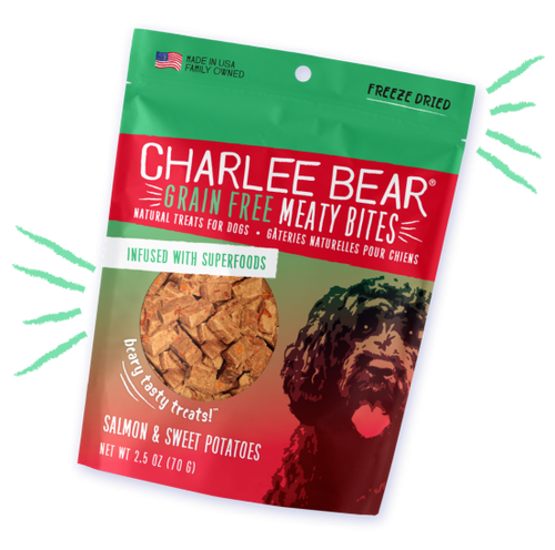 Charlee Bear Grain Free Meaty Bites Salmon & Sweet Potato
